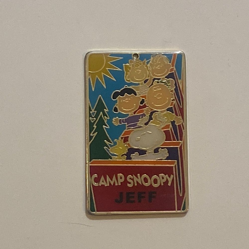 Camp Snoopy Jeff Peanuts By Schulz Plaque